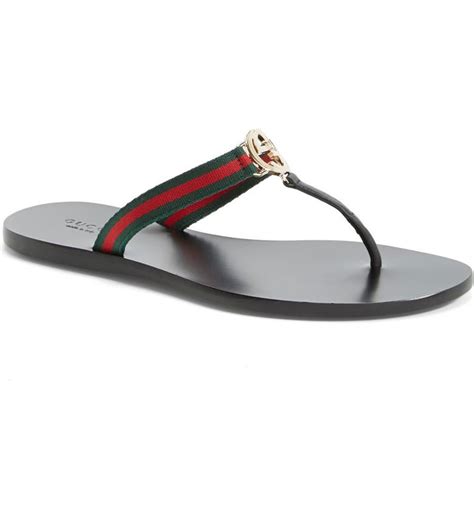 gucci flip flops flowers|gucci flip flops nordstrom.